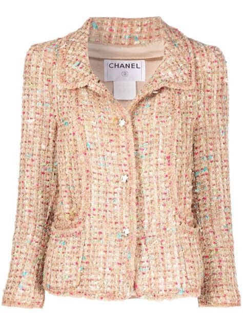 black vest chanel|Chanel tweed jacket cost.